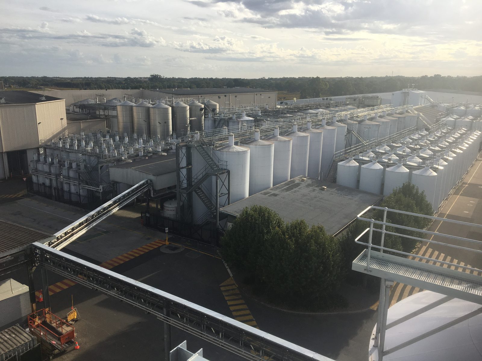 Tank farm, Penfolds Barossa Valley.